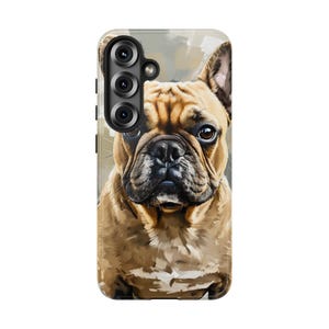 French Bulldog Tough Case, Phone Cover, Frenchie Moms, Phone Accessories, Frenchie Gift, Ai Prompted