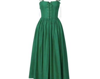 Dirndl in Smaragdgrün: Handgefertigtes Dirndl zum Oktoberfest