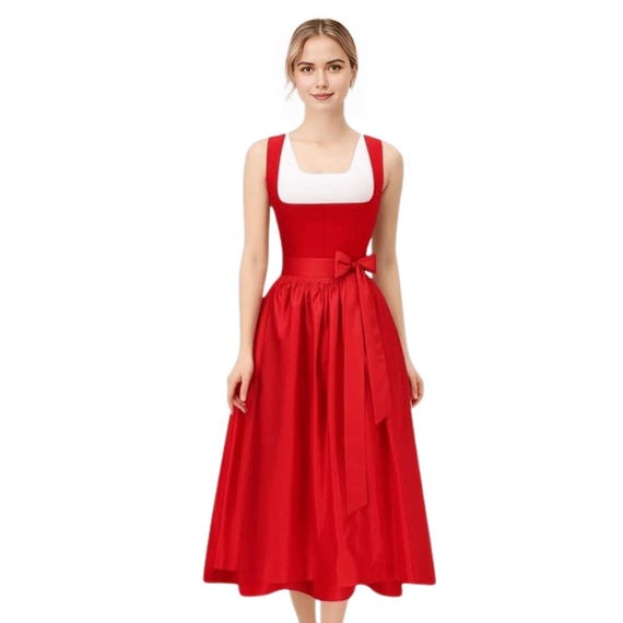 green emerald velvet dress Timeless Luxury Ruby Allure German Dirndl main image 0