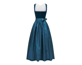 Dirndl-jurk met zinkfluwelen lijfje: Beierse Oktoberfest-outfit