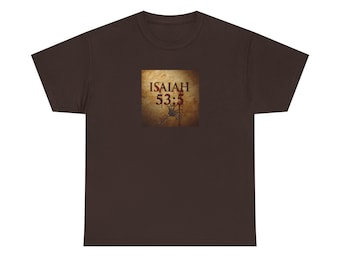 Maglietta cristiana / Maglietta unisex in cotone pesante, Maglietta con versetto della Bibbia, Abbigliamento religioso, Regalo cristiano, Maglietta della domenica di Resurrezione
