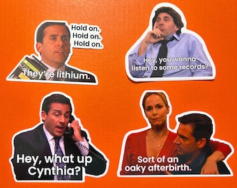 The Office stickers | Michael Scott 4-pack | vinyl stickers