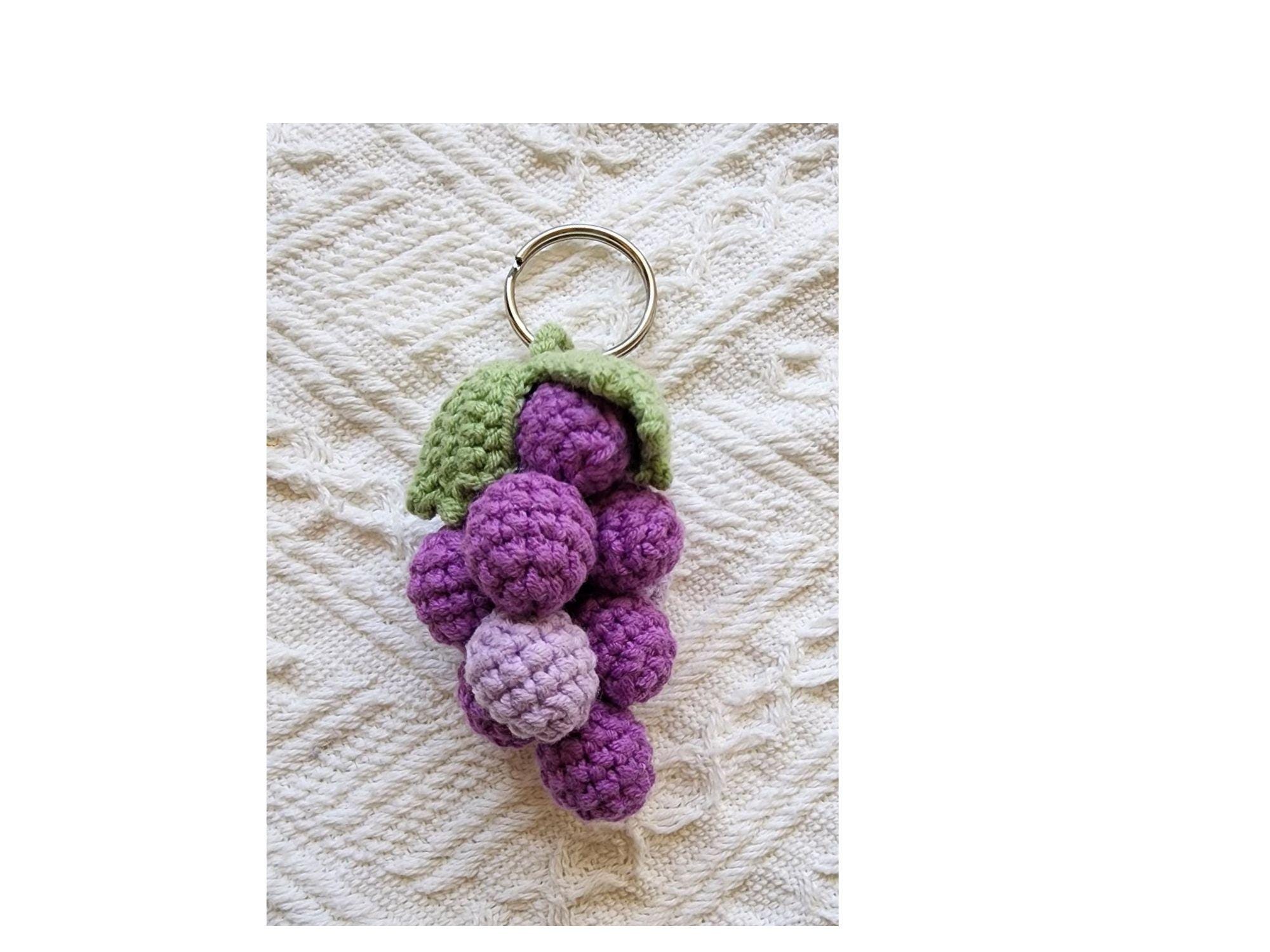 Grape Keychain - Etsy