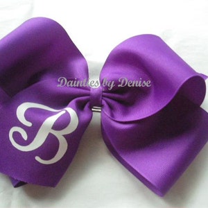 3 Grosgrain Personalized Extra Jumbo 8&quot;  Boutique Bows  - You pick the colors!  Made with 3&quot; ribbon