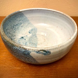 Handmade Ceramic Bowl, stoneware bowl, wheel-thrown bowl, handmade pottery, handmade bowl