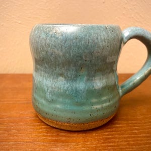 14oz Handmade Ceramic Mug, stoneware mug, wheel-thrown mug, handmade pottery, handmade pottery mug, handmade ceramic coffee mug