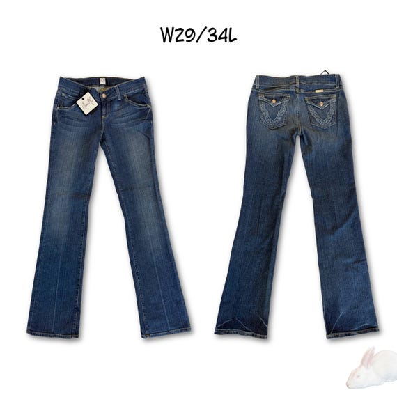 Deadstock Vintage Designer Deadstock Low-Rise Straight-Leg Jean… - Gem