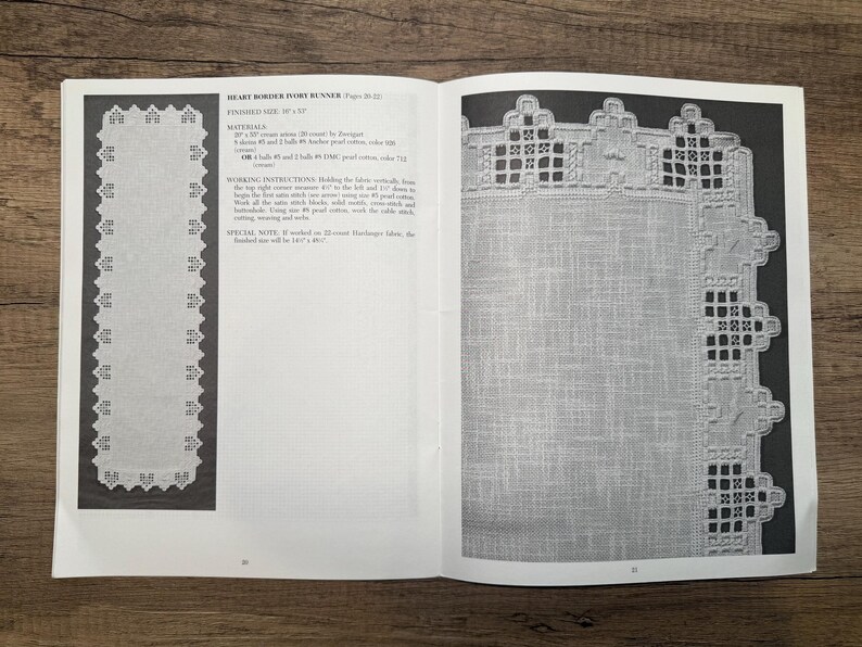 Hardanger Pattern Books Vintage Hardanger Embroidery Pattern Book – Hardanger Gifts II by Vicki ...
