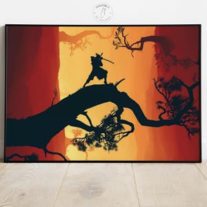 Sekiro Shadows Die Twice Poster | Video Game Wall Art | Gamer Room Decor | Game Poster Print | Home Wall Decor | Unique Gift