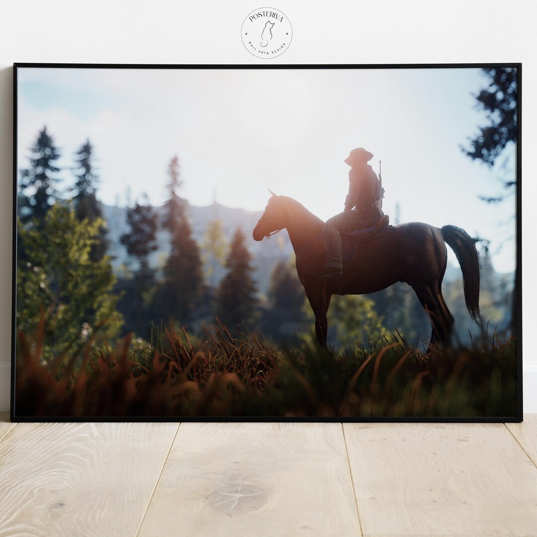 Rust Poster | Video Game Wall Art | Gamer Room Decor | Game Poster ...