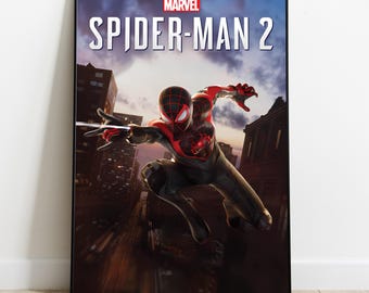 Spiderman 2 Poster | Premium Video Game Wall Art