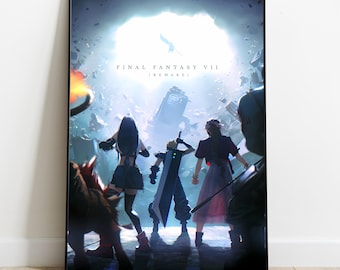 Final Fantasy 7 Crisis Core Poster | Genesis Rhapsodos Art | Final