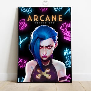 Arcane Poster | Tv Series Wall Art | Gamer Room Decor | Animated Series Poster Print | Home Wall Decor | Gift for Him & Her #5