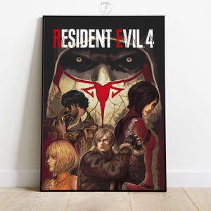 Resident Evil 4 Remake Poster: Gamer Room Wall Art