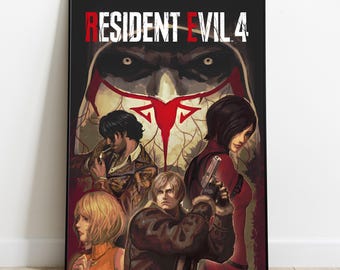Resident Evil 4 Remake Poster: Gamer Room Wall Art