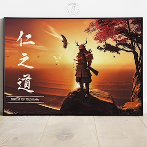 Ghost of Tsushima Poster | Video Game Wall Art | Gamer Room Decor | Game Poster Print | Home Wall Decor | Gift for Him & Her #5