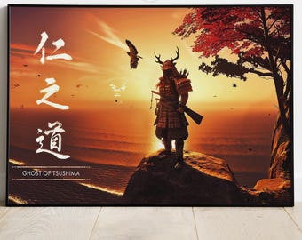 Ghost of Yotei Poster | Video Game Wall Art | Gamer Room Decor
