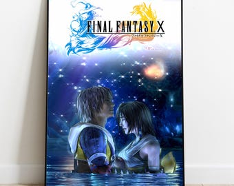 Final Fantasy X Poster | Video Game Wall Art | Gamer Room Decor
