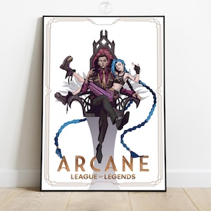 Arcane Poster | Tv Series Wall Art | Gamer Room Decor | Animated Series Poster Print | Home Wall Decor | Gift for Him & Her #6