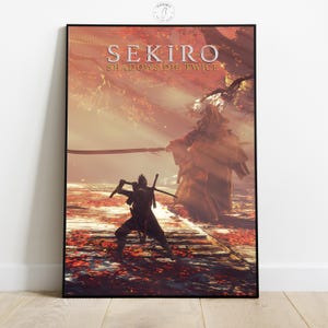 Sekiro Shadows Die Twice Poster | Video Game Wall Art | Gamer Room Decor | Game Poster Print | Home Wall Decor | Best Game Gift