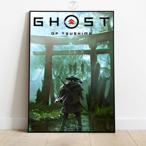 Ghost of Tsushima Poster | Video Game Wall Art | Gamer Room Decor | Game Poster Print | Home Wall Decor | Gift for Him & Her #2