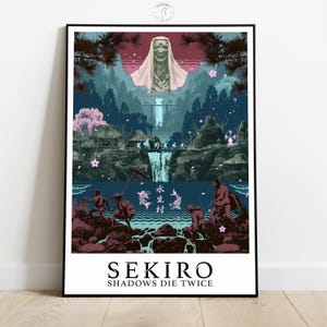 Sekiro Shadows Die Twice Poster: Video Game Wall Art