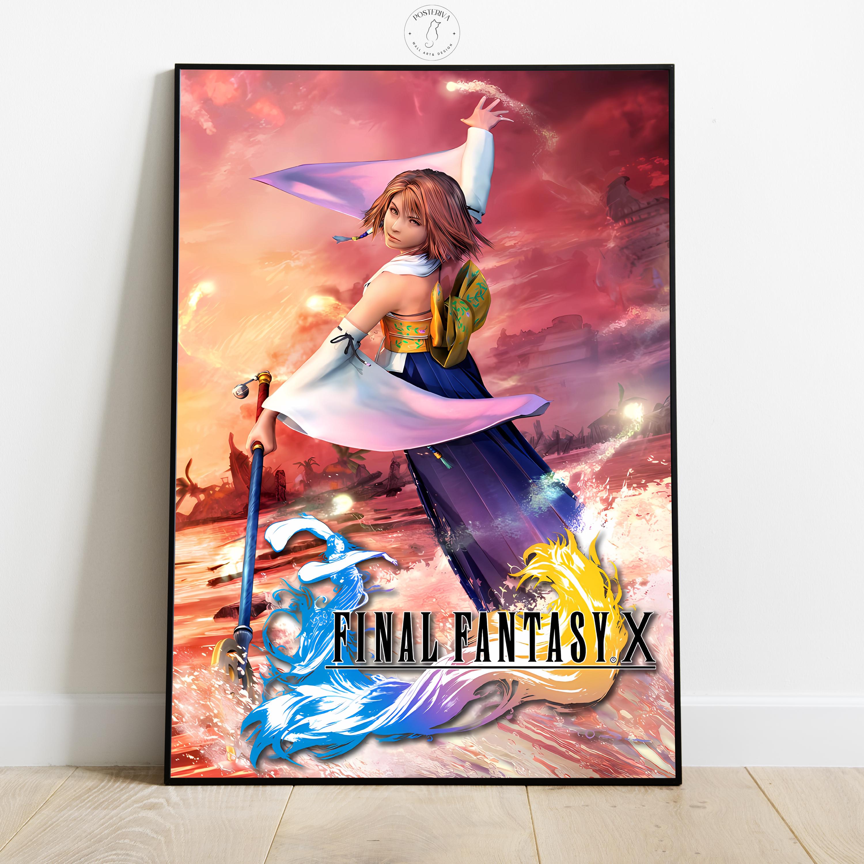 Final Fantasy X Poster | Video Game Wall Art | Gamer Room Decor