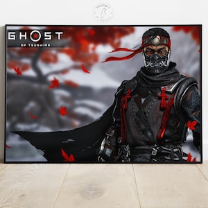 Ghost of Tsushima Poster | Video Game Wall Art | Gamer Room Decor | Game Poster Print | Home Wall Decor | Gift for Him & Her #4
