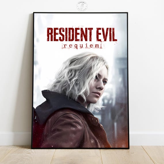 Resident Evil Requiem Poster | Video Game Wall Art | Gamer Room