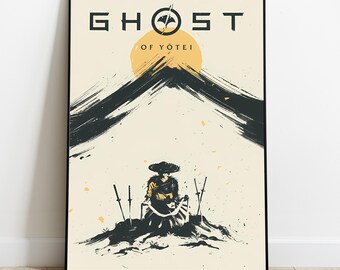 Ghost of Yotei Poster | Video Game Wall Art | Gamer Room Decor
