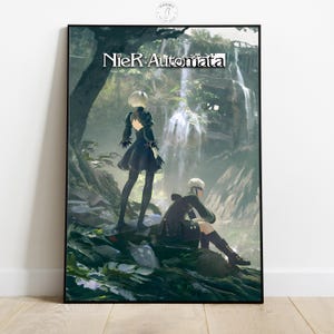 Poster di Nier Automata / Arte murale del videogioco / Decorazione per la stanza del giocatore / Stampa poster del gioco / Decorazione da parete per la casa / Regalo per giocatori
