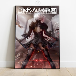 Poster di Nier Automata / Arte murale del videogioco / Decorazione per la stanza del giocatore / Stampa poster del gioco / Decorazione murale per la casa / Regalo per lui e per lei