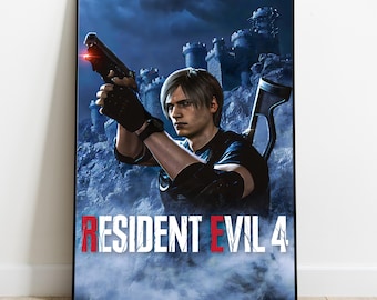 Resident Evil 4 Remake Poster: Gamer Room Wall Art