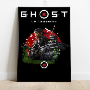 Ghost of Tsushima Poster | Video Game Wall Art | Gamer Room Decor | Game Poster Print | Home Wall Decor | Gift for Him & Her #3