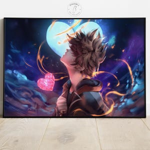 Kingdom Hearts Poster | Video Game Wall Art | Gamer Room Decor | Game Poster Print | Home Wall Decor | Gift for Him & Her