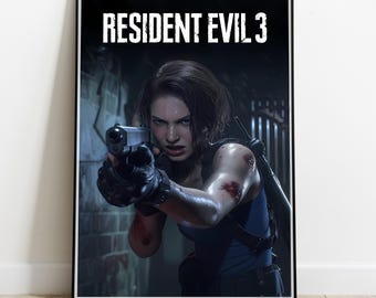 Resident Evil 3 Poster | Gamer Room Wall Art