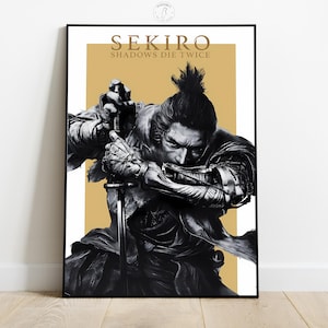 Sekiro Shadows Die Twice Poster: Video Game Wall Art