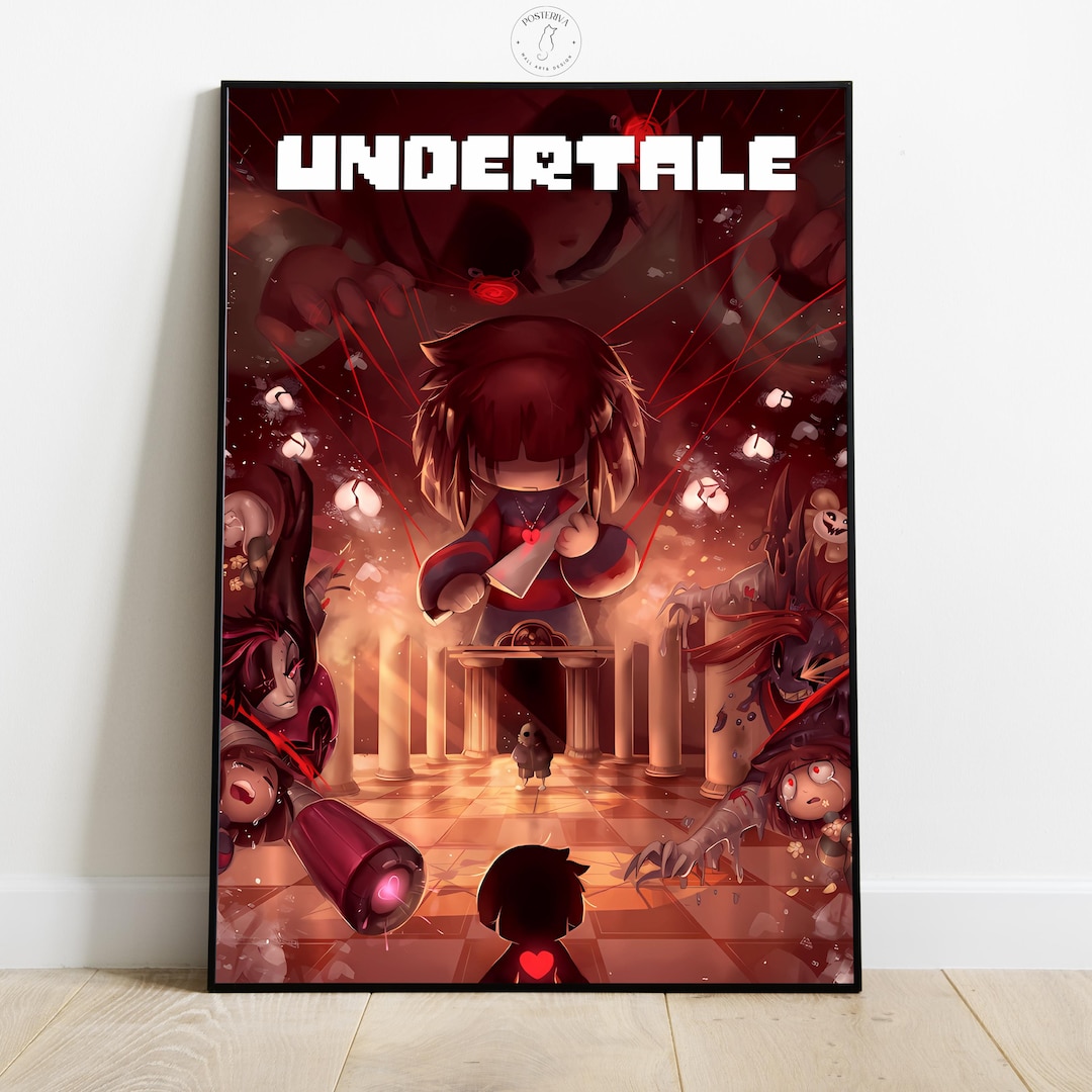 Undertale Poster | Premium Video Game Wall Art - Etsy