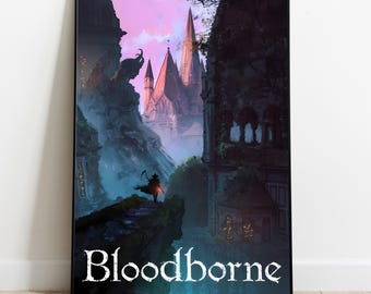 Bloodborne Poster | Gothic Video Game Art Print