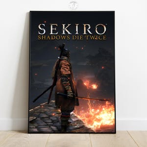 Sekiro Shadows Die Twice Poster | Video Game Wall Art | Gamer Room Decor | Game Poster Print | Home Wall Decor | Gift for Him & Her