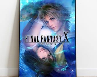 Final Fantasy X Poster | Video Game Wall Art | Gamer Room Decor