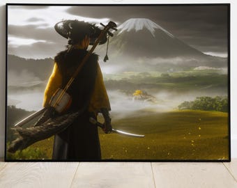 Ghost of Yotei Poster | Video Game Wall Art | Gamer Room Decor