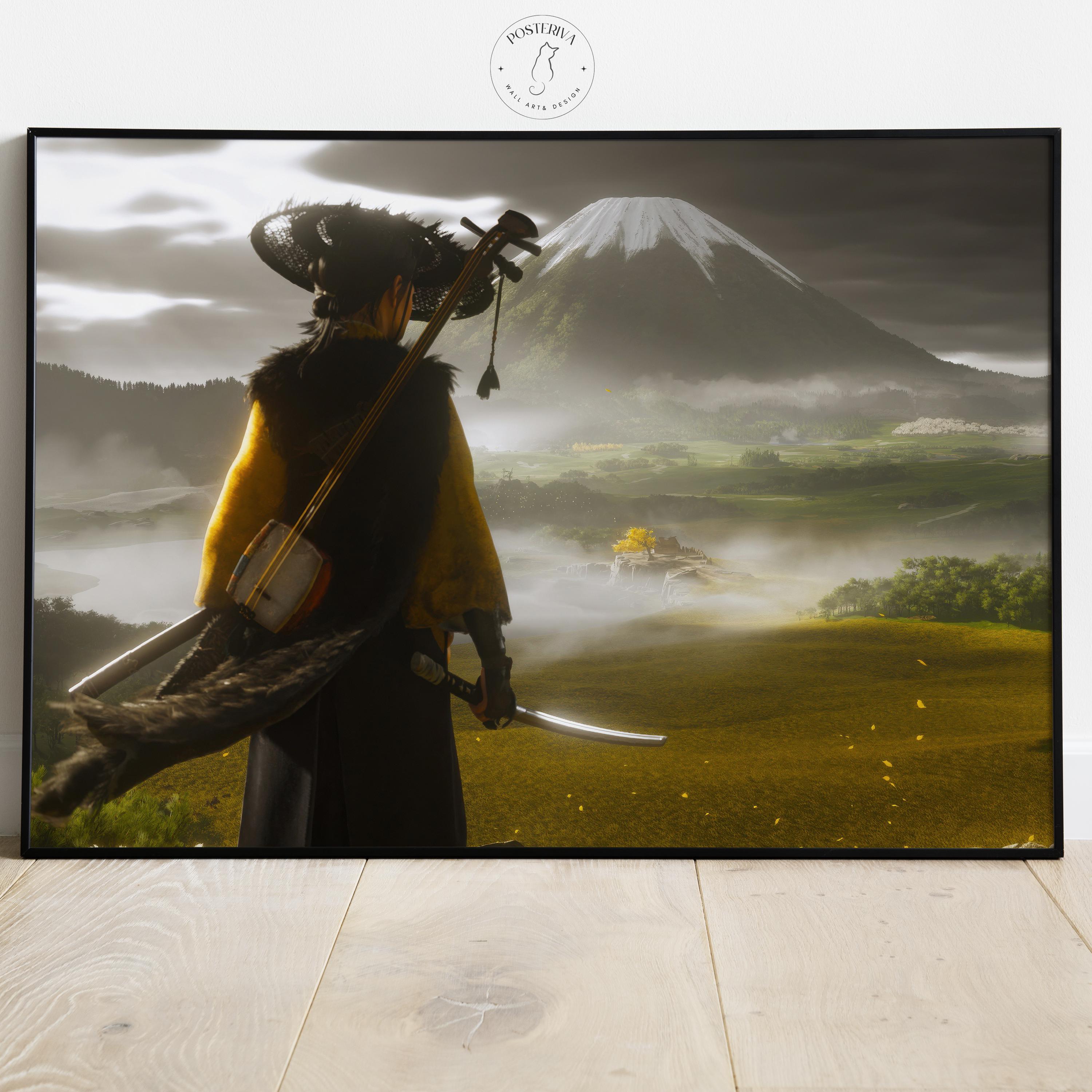 Ghost of Yotei Poster | Video Game Wall Art | Gamer Room Decor