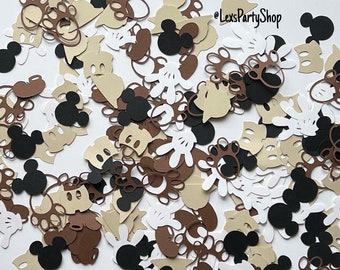 Mickey Mouse Safari, Safari Mickey Mouse Confetti, Disney Animal Kingdom confetti