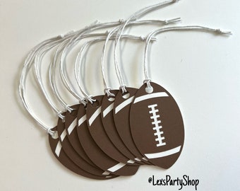 Football Gift tags, Football Favor Tags, Football Party Theme