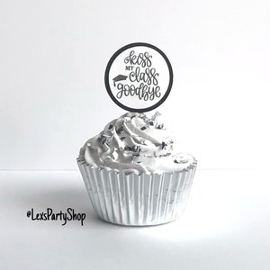 Graduation cupcake toppers, 2024 Graduation cupcake toppers, class of 2024