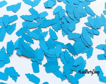 Baby Bottle Confetti Pack:  200 pieces Custom Babyshower Confetti, Scrapbooking, Weddings, Table Decor