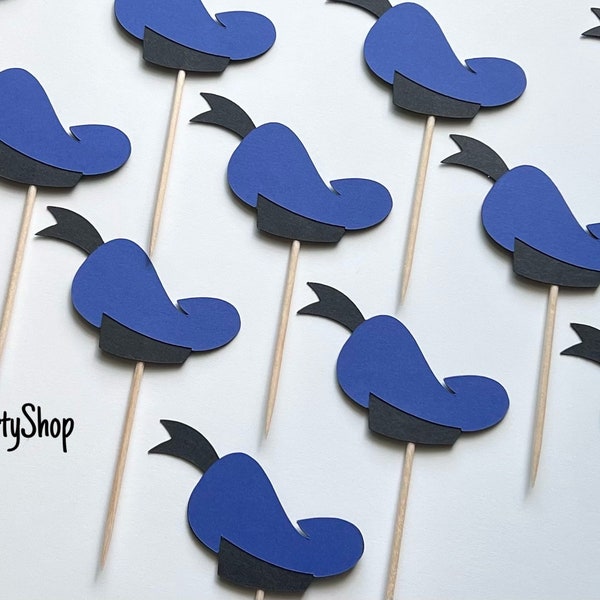 Donald Duck Cupcake Toppers, Donald Duck food picks
