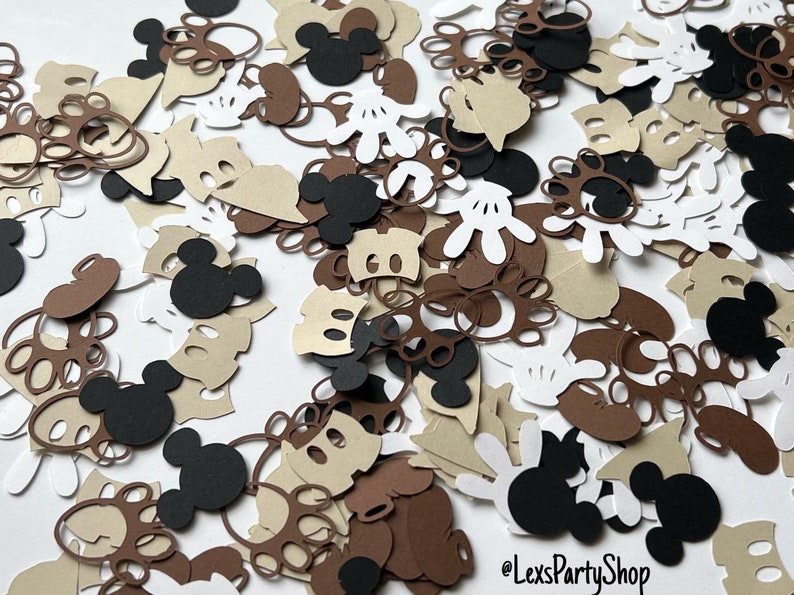 Mickey Mouse Safari, Safari Mickey Mouse Confetti, Disney Animal Kingdom confetti image 10