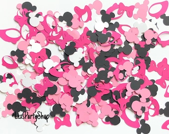 Minnie Mouse Confetti, Disney Minnie Mouse Confetti Pieces, Minnie Mouse Birthday